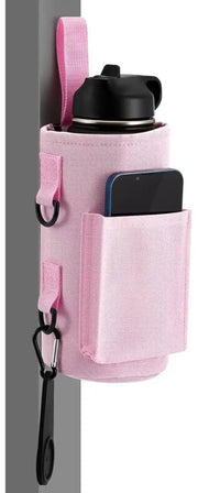 Magnetic Gym Water Bottle Bag Holder, Built-In Magnet for Easy Attachment to Metal Surface, Magnetic Bottle Sleeve Pouch