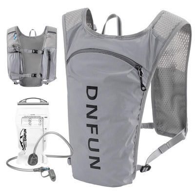 Running Hydration Vest Backpack,Lightweight Insulated Pack with 1.5L Water Bladder Bag Daypack for Hiking Trail Running Cycling Race Marathon for Women Men Best Gift Athlete Gear Springtok Outdoorfun Gym Bag