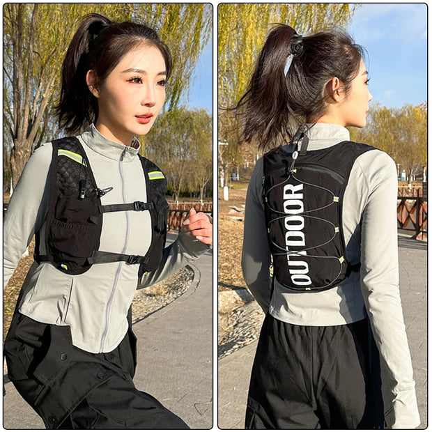1PCS Running Hydration Vest Backpack,Lightweight Water Backpack,Hydration Backpack Running Vest for Hiking Biking for Women Men