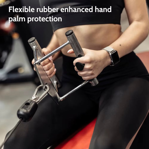Silicone Gym Gloves Grips Gloves Pull up Grips Fingerless Workout Gloves for Weight Lifting Sweat-Resistant Palm Protection