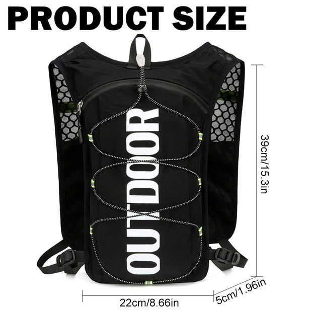 1PCS Running Hydration Vest Backpack,Lightweight Water Backpack,Hydration Backpack Running Vest for Hiking Biking for Women Men