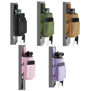 Magnetic Gym Water Bottle Bag Holder, Built-In Magnet for Easy Attachment to Metal Surface, Magnetic Bottle Sleeve Pouch