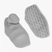 Silicone Gym Gloves Grips Gloves Pull up Grips Fingerless Workout Gloves for Weight Lifting Sweat-Resistant Palm Protection